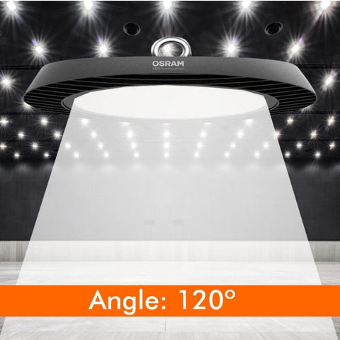lampa industriala 200w, lampi industriale, lampa high bay, lampi ufo, lampa industriala chip Osram, lampa putere selectabila, lampa high bay putere selectabila, lampi cu putere selectabila, led-box.ro