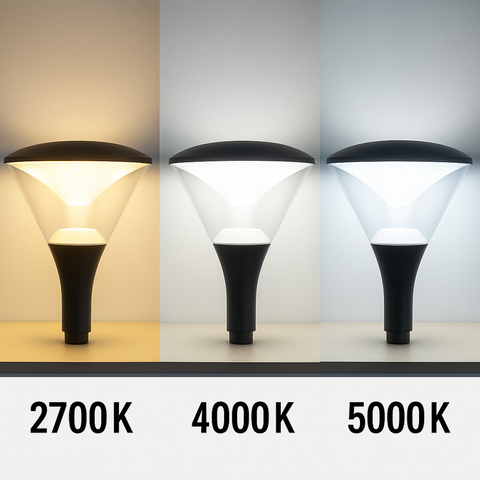 Comparativ iluminare 2700K, 4000K, 5000K cu lampă LED Nova 60W
