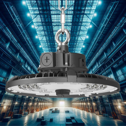 lampa industriala UFO France, lampa ufo CCT, Lampa industriala putere selectabila max 200w, lampa UFO temperatura culoare selectabila, Lampi UFO CCT, led-box.ro