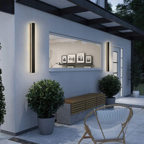 lampi liniare moderne pentru iluminat exterior fatada sau terasa, led-box.ro