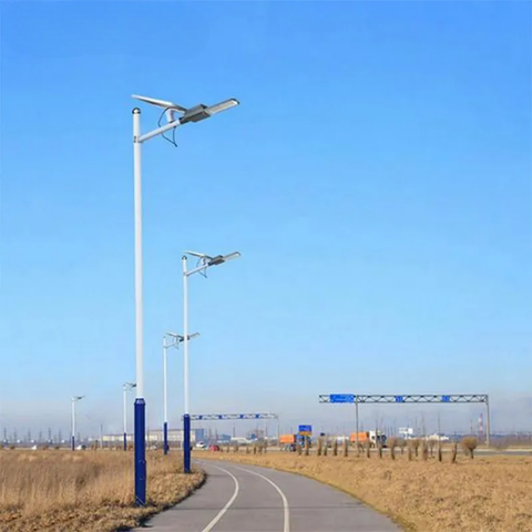 Lampi LED cu panouri solare iluminat public eficient, led-box.ro