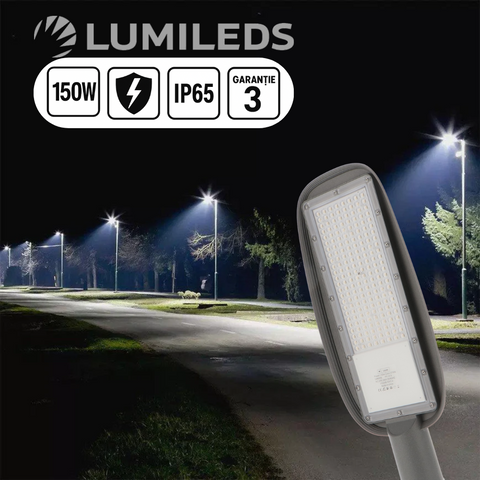 Lampi led iluminat public 150w, cu protectie la supratensiune, rezistente la apa, led-box.ro