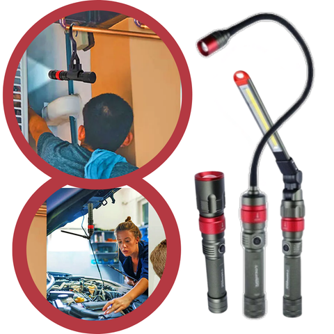 lanternă multifuncțională, lanternă cu magnet, lanterne IP54, lanternă LED puternică, accesorii iluminare