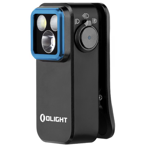 Olight Oclip Pro folosită pentru iluminare camping