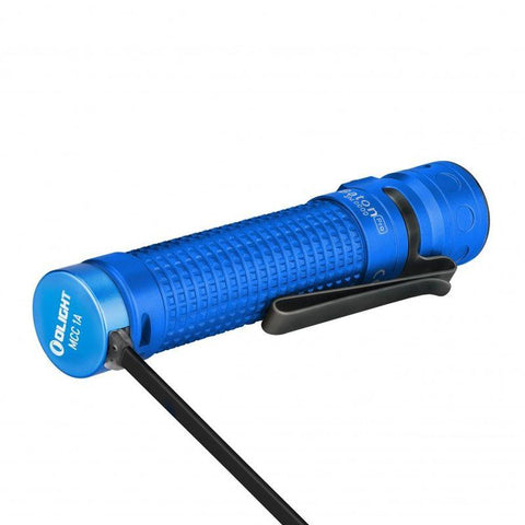 Lanterna LED de buzunar OLIGHT BATON PRO, albastru - led-box.ro