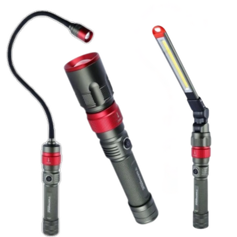 lanternă multifuncțională, lanternă cu magnet, lanterne IP54, lanternă LED puternică, accesorii iluminare