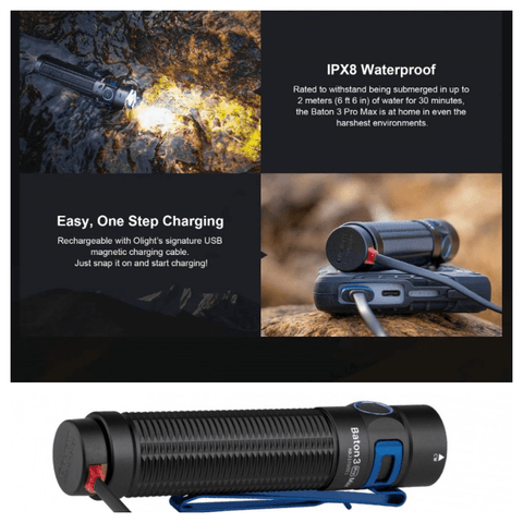 lanterna led Olight Baton 3 PRO MAX, lanterna tactica, lanterna puternica, lanterna profesionala, lanterna led cu acumulator, lanterne olight, lanterna led profesionala, led-box.ro