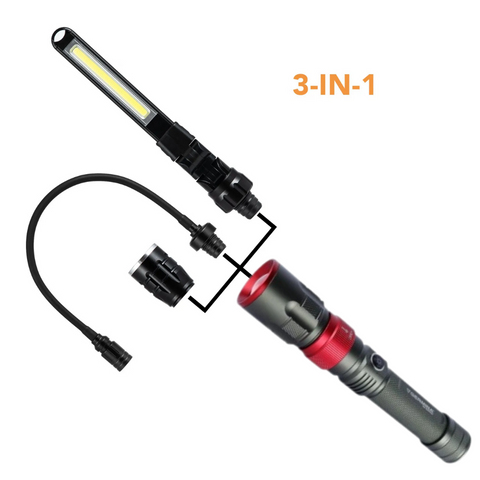 lanternă multifuncțională, lanternă cu magnet, lanterne IP54, lanternă LED puternică, accesorii iluminare, lanterna cap inlocuibil, lanterna cutie transport-led-box.ro