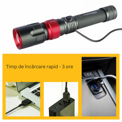 lanternă multifuncțională, lanternă cu magnet, lanterne IP54, lanternă LED puternică, accesorii iluminare, lanterna cap inlocuibil, lanterna cutie transport-led-box.ro