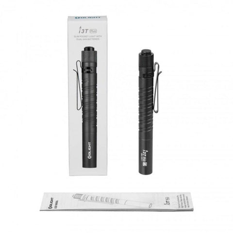 Lanterna Olight I3T PLUS cu clips bidirectional din otel - led-box.ro