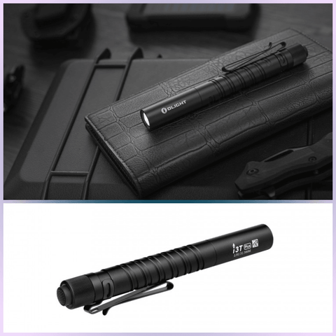 Lanterna Olight I3T PLUS cu clips bidirectional din otel - led-box.ro