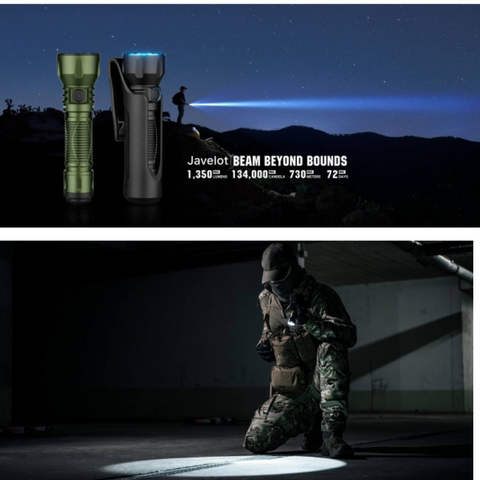 Indicator LED nivel baterie Olight Javelot Matte Black