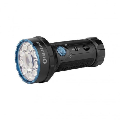 lanterna led reincarcabila, lanterna tactica, lanterna puternica, lanterna Olight, lanterna profesionala Marauder Mini, lanterna led cu acumulator, lanterna premium, led-box.ro