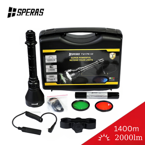 lanterna vanatoare t1k-v2, lanterne profesionale cu acumulator, lanterne profesionale puternice, lanterne profesionale filtre incluse, lanterne profesionale reincarcabile, lanterne tactice, kit complet vanatoare, led-box.ro
