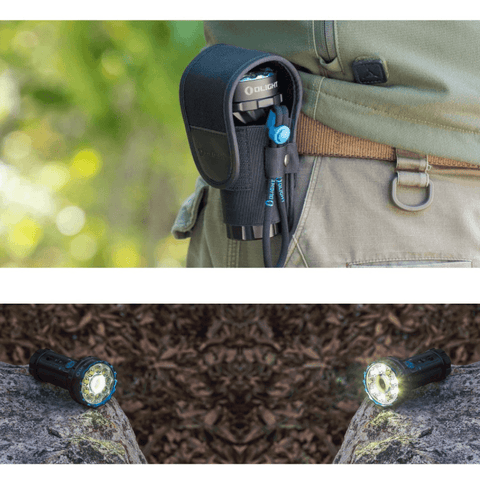 lanterna led reincarcabila, lanterna tactica, lanterna puternica, lanterna Olight, lanterna profesionala Marauder Mini, lanterna led cu acumulator, lanterna premium, led-box.ro