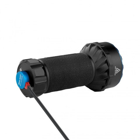 lanterna led reincarcabila, lanterna tactica, lanterna puternica, lanterna Olight, lanterna profesionala Marauder Mini, lanterna led cu acumulator, lanterna premium, led-box.ro