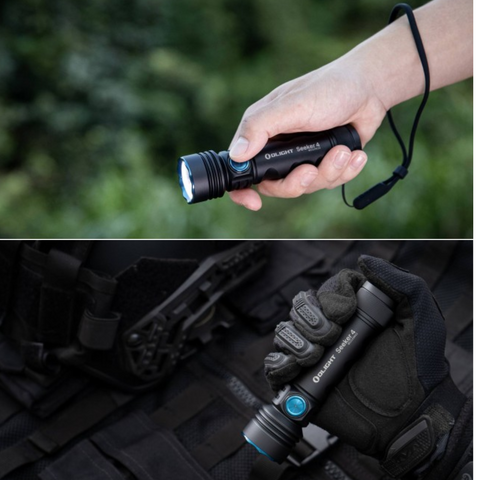 Lanterna outdoor premium de la Olight, seeker 4, led-box.ro