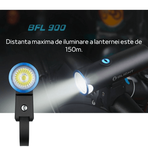 Lanterna reincarcabila bicicleta/trotineta Olight BFL900 - led-box.ro