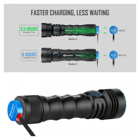 Lanterna reincarcabila Olight Seeker 3, lanterna led reincarcabila, lanterna tactica, lanterna puternica, lanterna Olight, lanterna profesionala, lanterna led cu acumulator, lanterna premium, led-box.ro