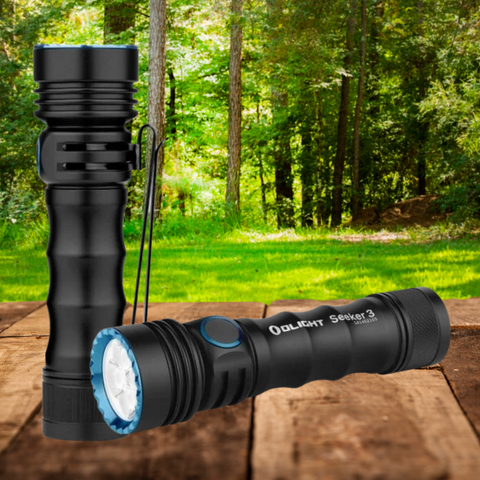 Lanterna reincarcabila Olight Seeker 3, lanterna led reincarcabila, lanterna tactica, lanterna puternica, lanterna Olight, lanterna profesionala, lanterna led cu acumulator, lanterna premium, led-box.ro