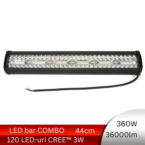 bara led auto, ledbar auto, led bar auto, ledbar combo beam, led bar auto 360w, ledbar 12-24v, bara led auto masini teren, bara led auto offroad, ledbar 36000lm, ledbar auto 44cm, led-box.ro