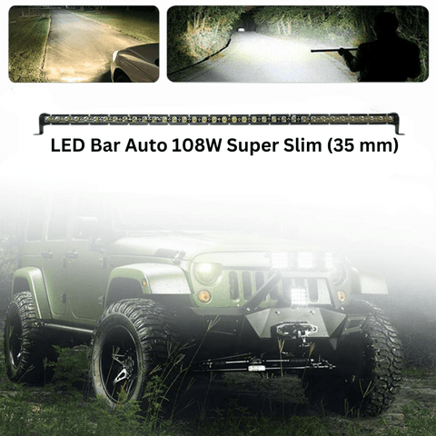 bara led auto 97cm, led bar auto combo, led bar auto 108w, bara led auto slim, led bar 9180lm, led-box.ro