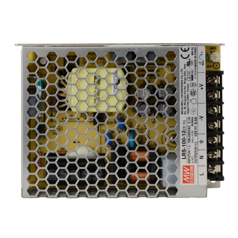 sursa de alimentare, sursa modulara, Mean Well, LRS-100-12, sisteme de supraveghere, iluminat LED, sursa tensiune Mean Well, sursa alimentare profesionala, sursa alimentare 100w, Sursa de alimentare 12V/8.5A, sursa alimentare ip67, sursa led profesionala, led-box.ro