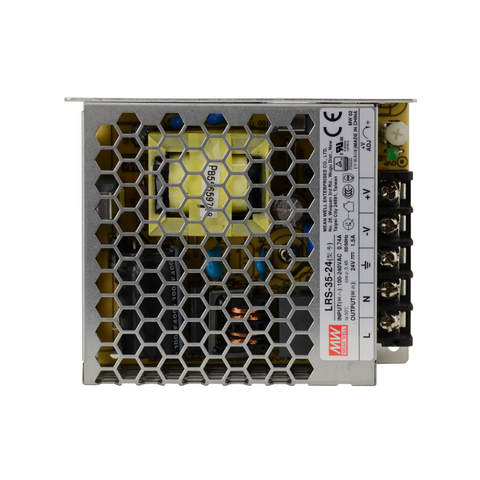 sursa meanwell, Mean Well lrs-35-24, sursa 24V 35W, sursa 1,5A mean well, surse metalice 35W, surse mean well, led-box.ro