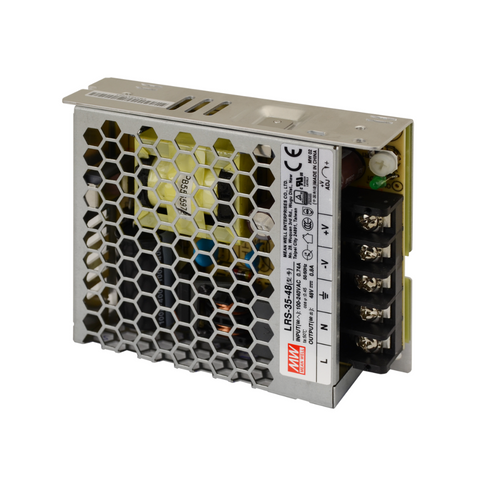 sursa alimentare mean well, Mean Well LRS-35-48, sursa de alimentare 0,8A 48V, surse meanwell 48v, sursa banda led, sursa alimentare led, led-box.ro