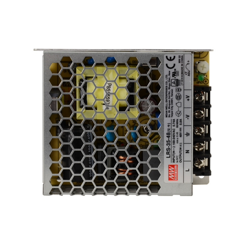 sursa alimentare mean well, Mean Well LRS-35-48, sursa de alimentare 0,8A 48V, surse meanwell 48v, sursa banda led, sursa alimentare led, led-box.ro