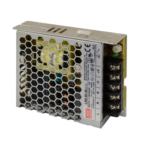 sursa de alimentare, sursa in comutatie, Mean Well, LRS-50-36, sisteme de supraveghere, iluminat LED, sursa tensiune Mean Well, sursa alimentare profesionala, sursa alimentare 50w, Sursa de alimentare 36V, sursa led profesionala, led-box.ro