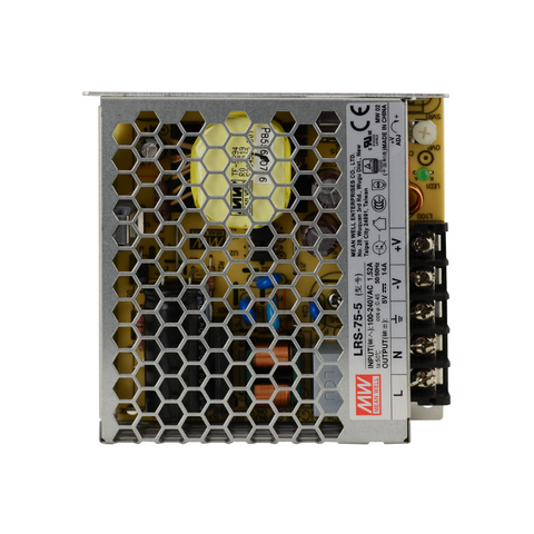 sursa de alimentare Mean Well, LRS-75-5, sisteme de supraveghere, iluminat LED, sursa tensiune Mean Well, sursa alimentare profesionala, sursa alimentare 70w, Sursa de alimentare 5V, led-box.ro