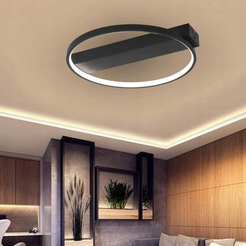 Lustra LED dimabila cu telecomanda Galaxis Taurus, 33W, 40x6 cm - led-box.ro