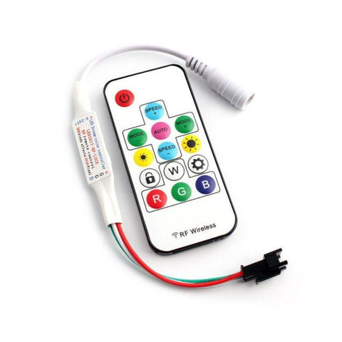 controler cu telecomanda banda digitala, controler banda led WS2811, controler banda WS2812, controler banda digitala WS2812B, controler banda led magic, controler SP103E, controler led rgb - led-box.ro