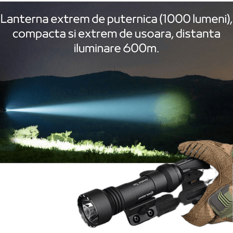 Set lanternă Olight Javelot Mini cu fir prelungitor dublu
