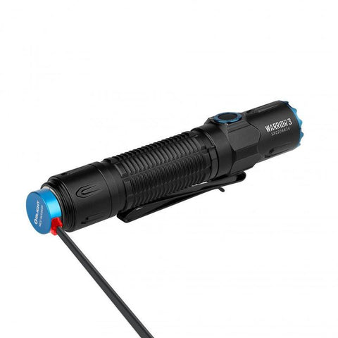 Olight Warrior 3 functie stroboscop pentru urgenta