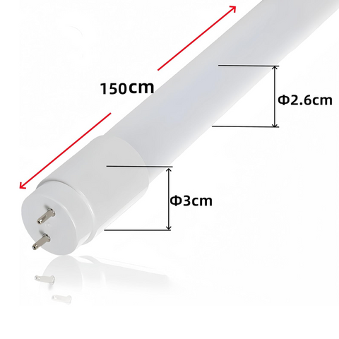 Tub LED T8 150 cm 24W 2400LM 6000K industrial, sticla mata, Pack 600 bucăți, led-box.ro