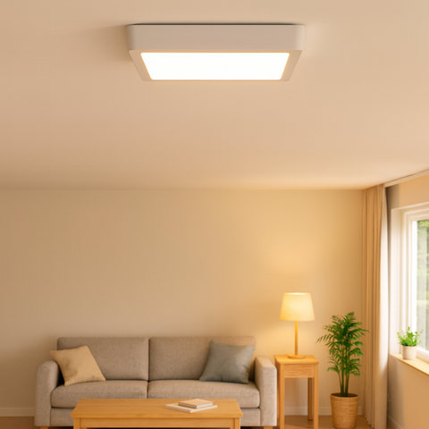 Panou LED modern 20w aluminiu alb