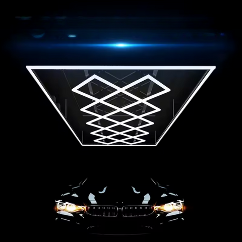 Panou LED 510 W cu design hexagonal pentru iluminat arhitectural interior