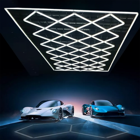Panou LED HoneyComb 680 W iluminând uniform
