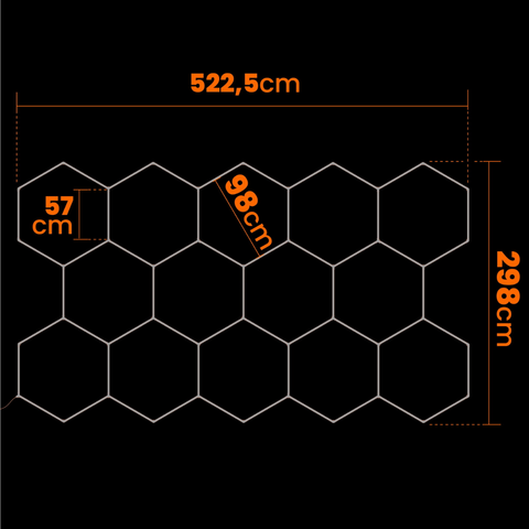 Panouri LED HoneyComb cu eficiență 115 lm/W și montaj tavan