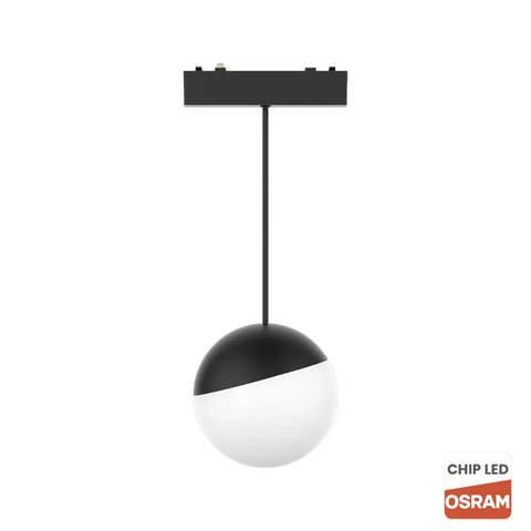 pendul LED magnetic 10w, pendul glob sina magnetica, pendul led pe sina magnetica, iluminat sina magnetica, sina spoturi magnetice, corpuri iluminat sina magnetica, spoturi negre magnetice, sina magnetica led tavan, iluminat pe sina magnetica,led-box.ro