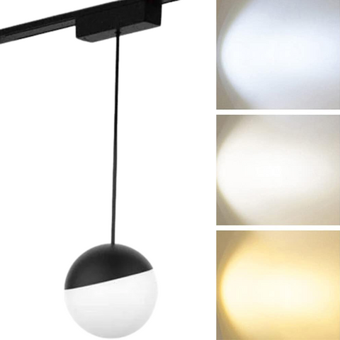 pendul LED magnetic 10w, pendul glob sina magnetica, pendul led pe sina magnetica, iluminat sina magnetica, sina spoturi magnetice, corpuri iluminat sina magnetica, spoturi negre magnetice, sina magnetica led tavan, iluminat pe sina magnetica,led-box.ro