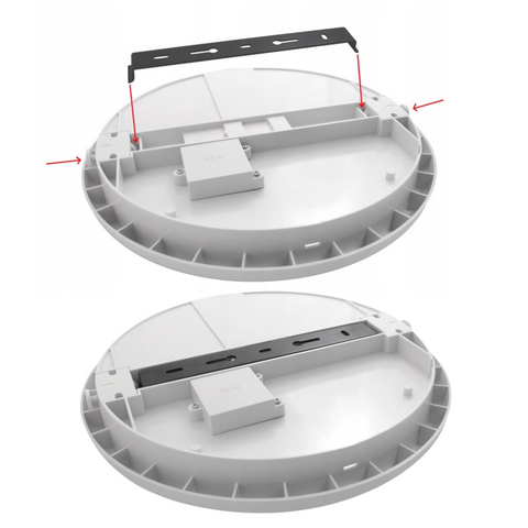 plafoniera midas 22w ip65 ik10 cu senzor reglabil pentru spatii tehnic