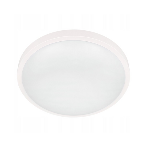 plafoniera compacta alba 18w rotunda luvo cu senzor