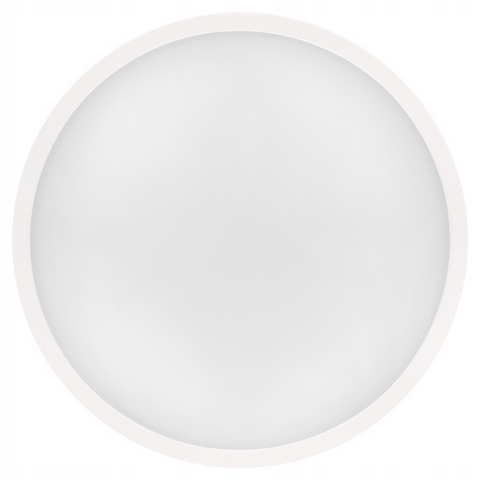 plafoniera compacta rotunda alba luvo 305x85mm