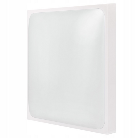 plafoniera tavan alba patrata luvo 2xe27 60w max