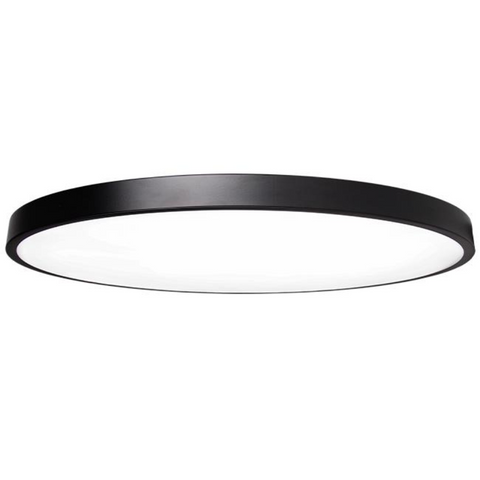 plafoniera decorativa tehnica vesna led 90w rotunda neagra