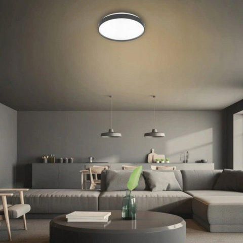 Iluminare neutră albă creată de plafoniera FILO 18W