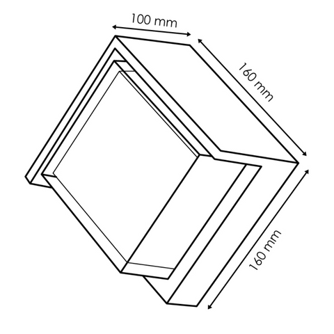 plafoniera led exterior, plafoniere terasa, plafoniera 12w, plafoniera CCT, plafoniera balcon, plafoniere exterior, plafoniera CCT terasa, led-box.ro